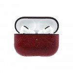 Wholesale Airpod Pro PU Leather Cover Skin for Airpod Pro Charging Case (Red)